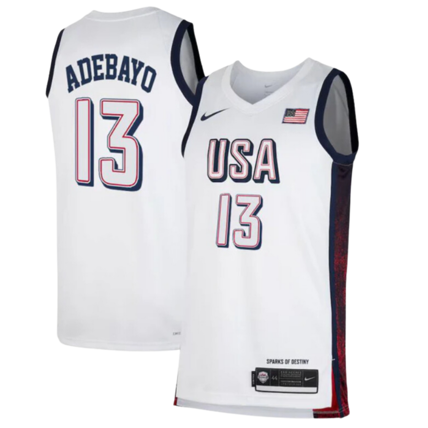 Bam Adebayo Team USA 2024 Olympics Jersey