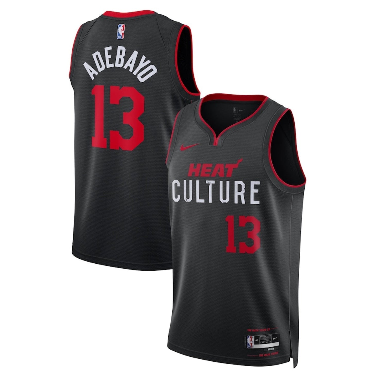NBA Bam Adebayo Miami Heat 13 Jersey
