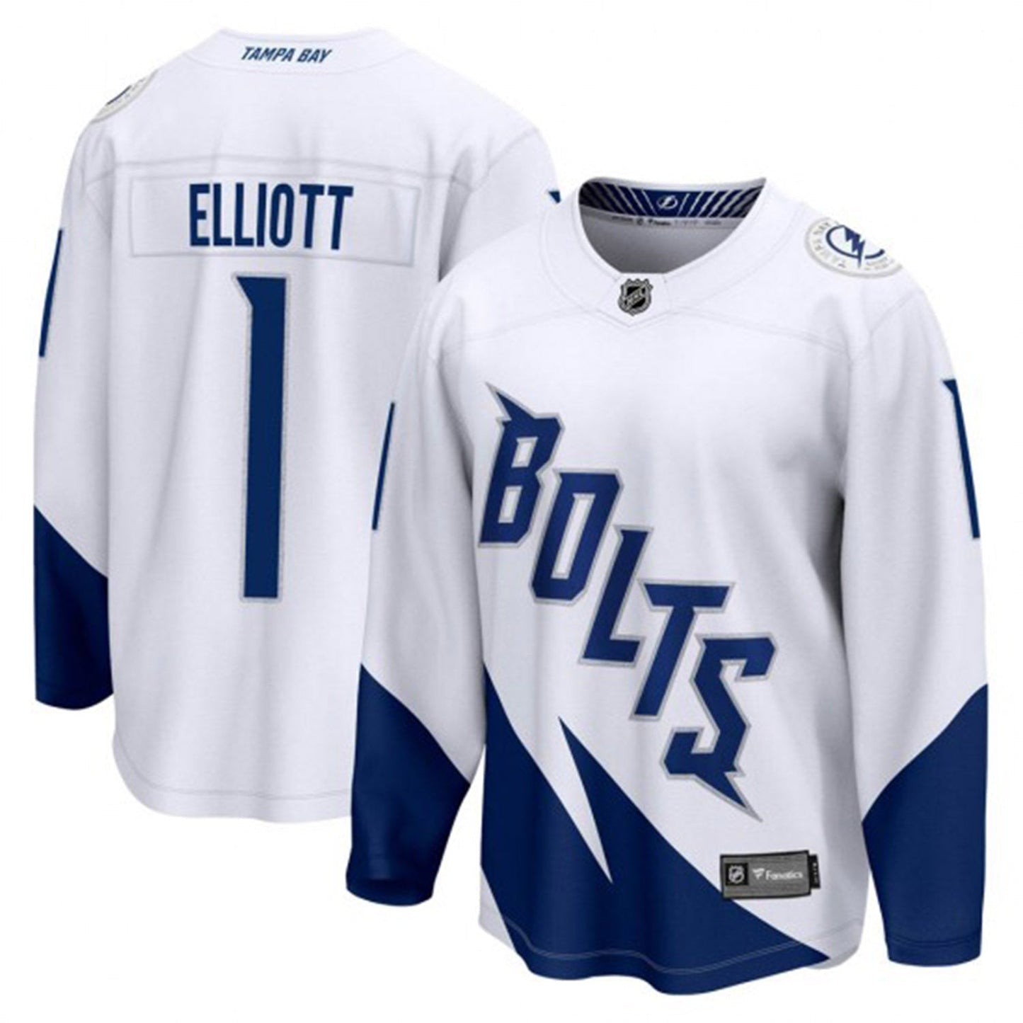NHL Brian Elliott Tampa Bay Lightning 1 Jersey