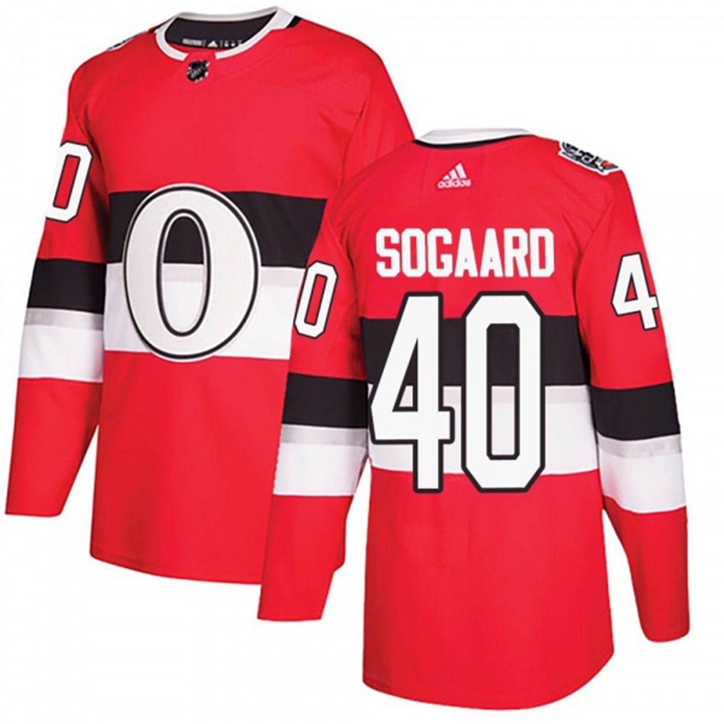 NHL Mads Sogaard Ottawa Senators 40 Jersey