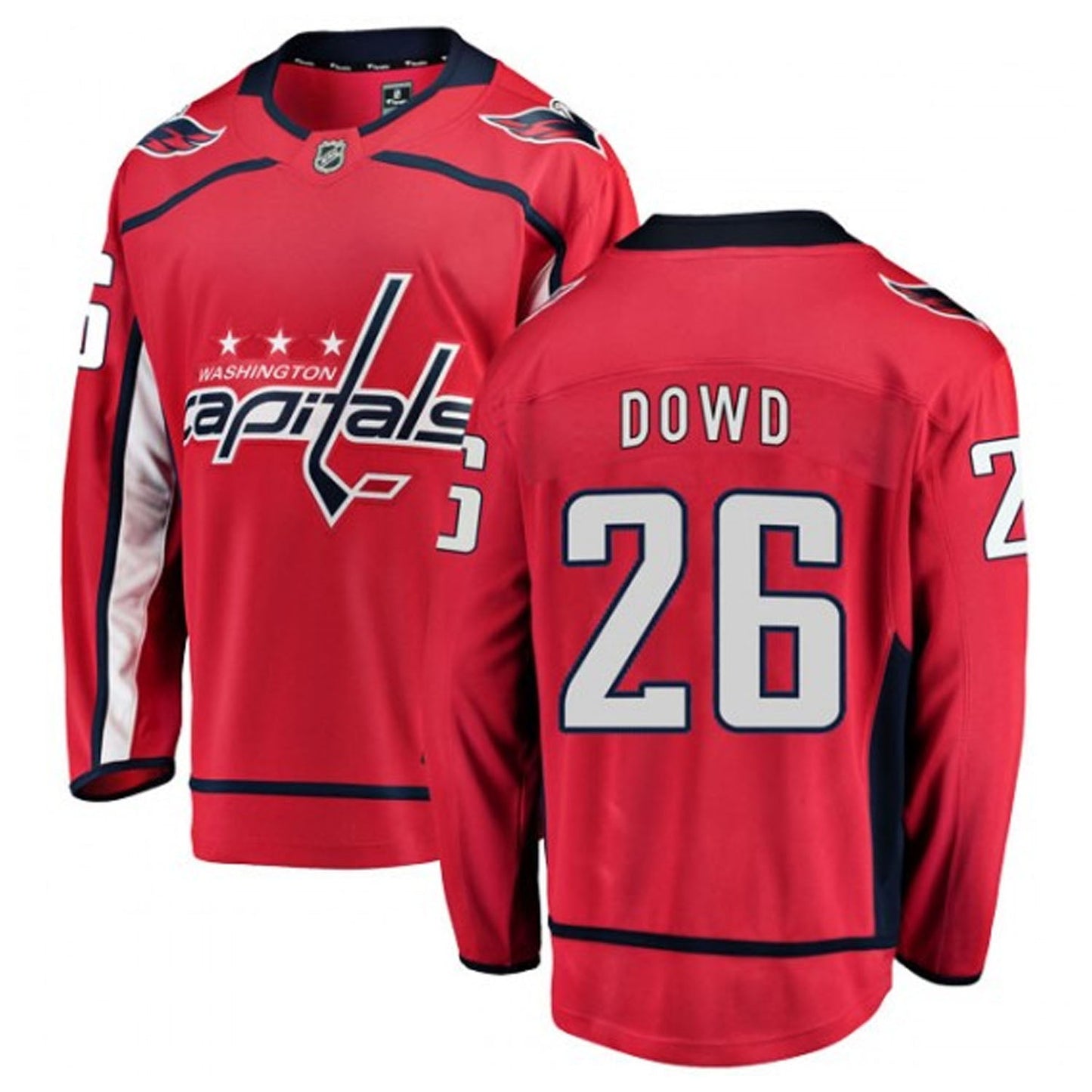NHL Nic Dowd Washington Capitals 26 Jersey