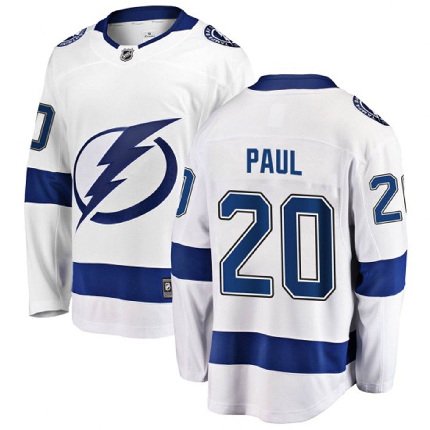 NHL Nicholas Paul Tampa Bay Lightning 20 Jersey