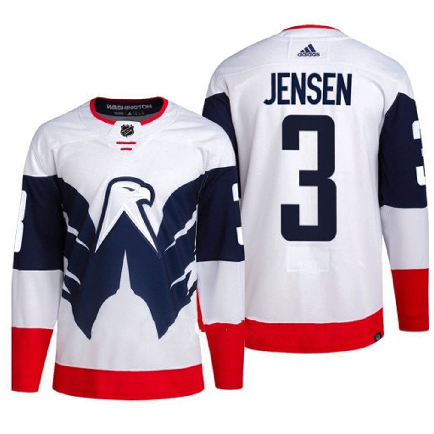 NHL Nick Jensen Washington Capitals 3 Jersey
