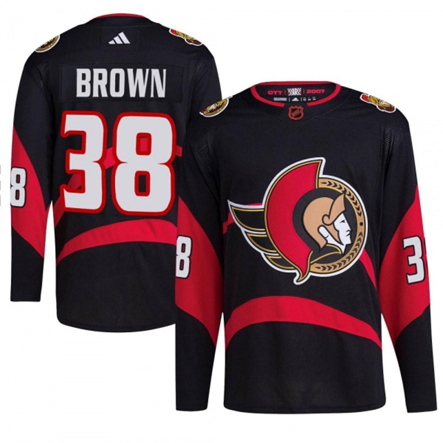 NHL Patrick Brown Ottawa Senators 38 Jersey