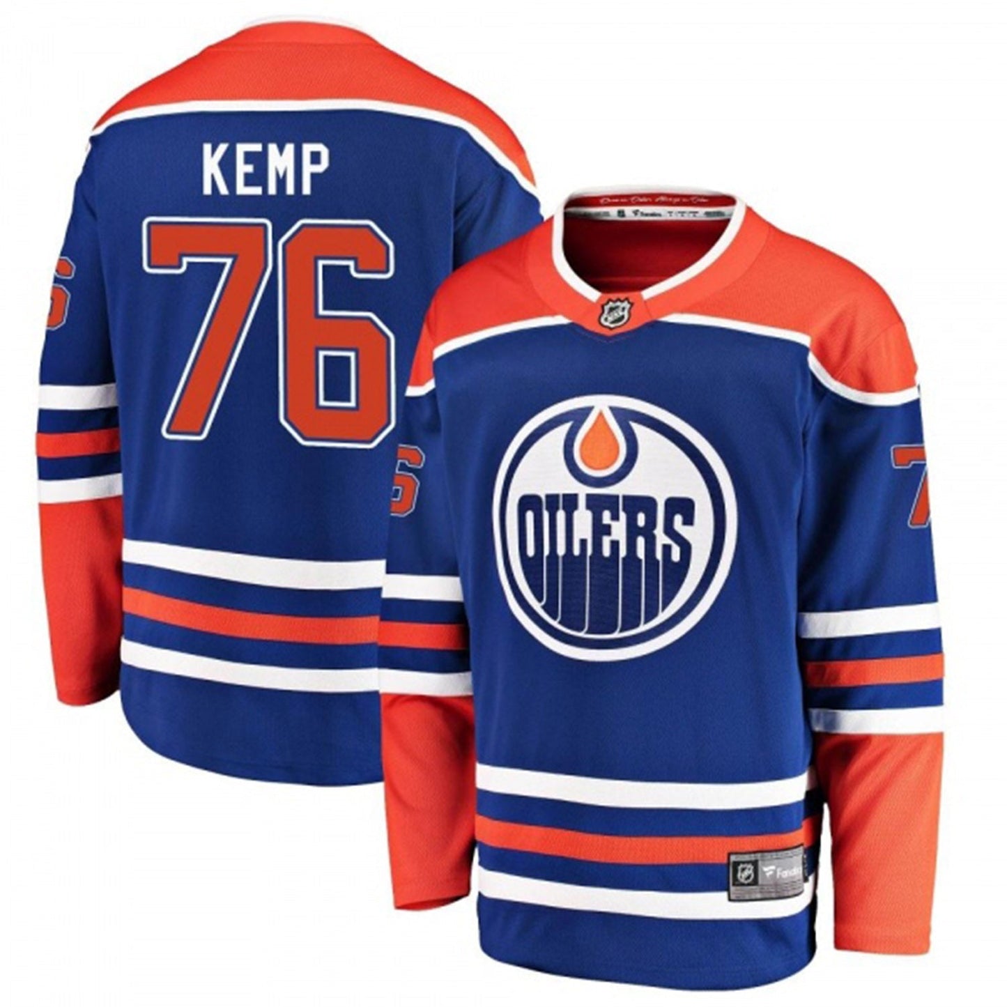 NHL Philip Kemp Edmonton Oilers 76 Jersey