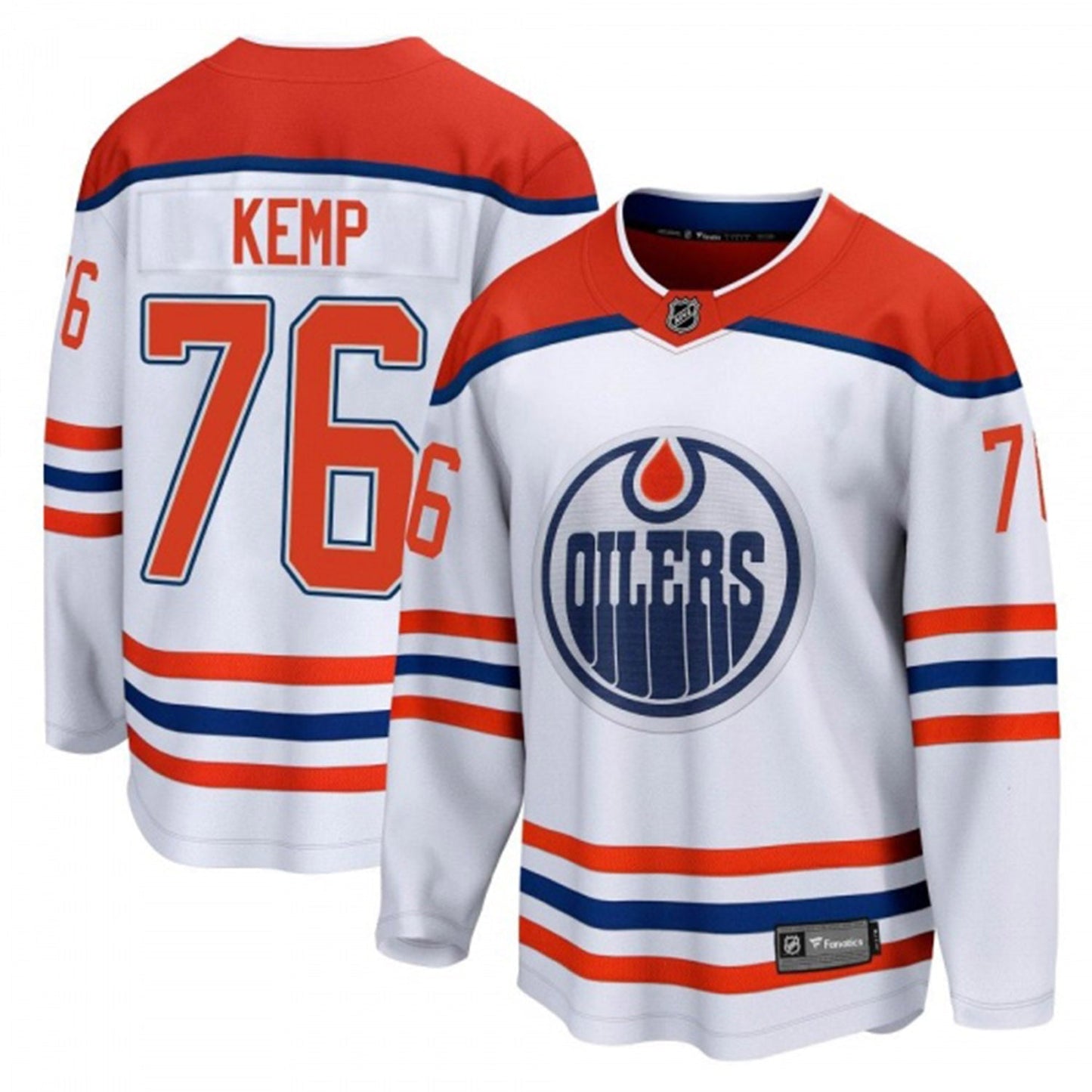 NHL Philip Kemp Edmonton Oilers 76 Jersey