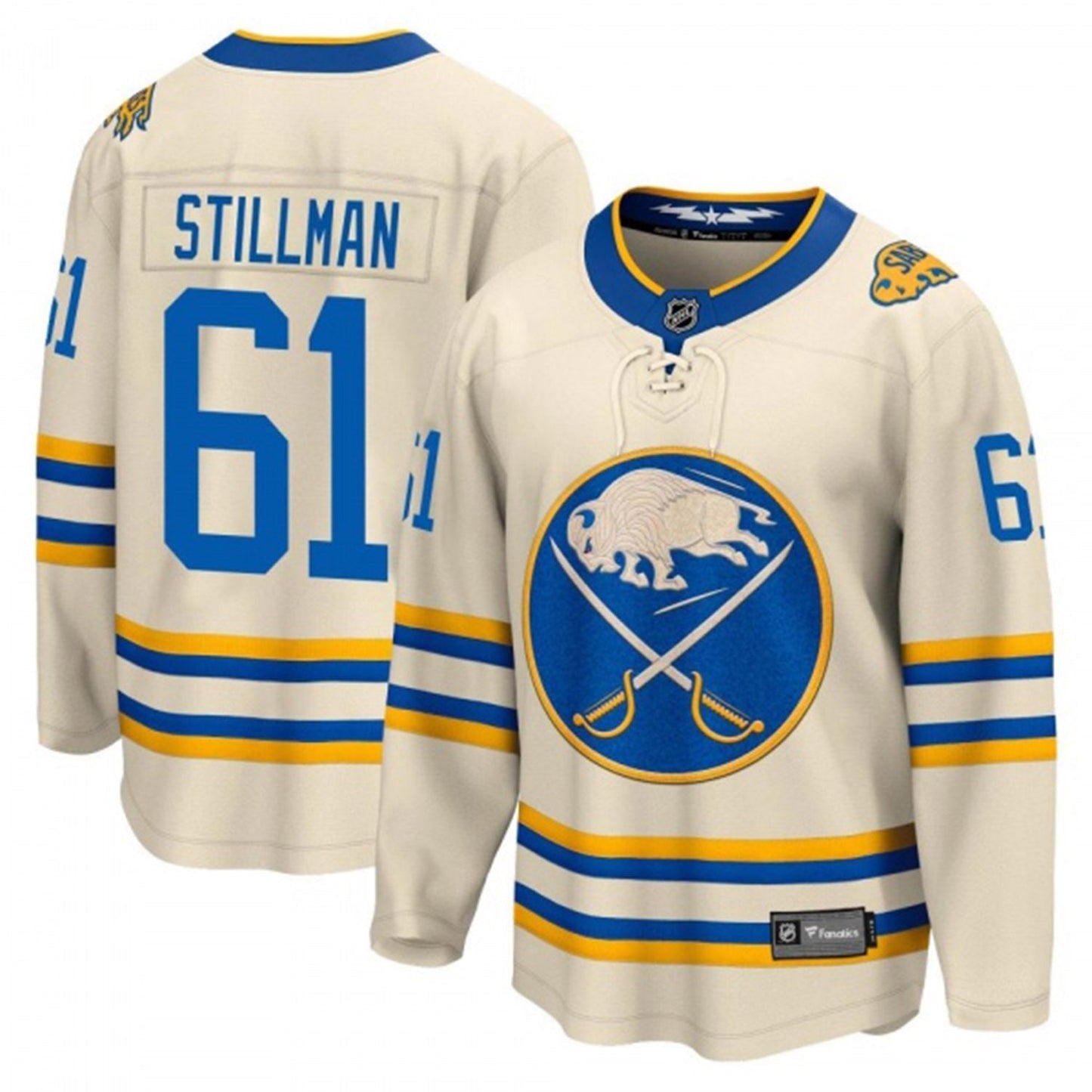 NHL Riley Stillman Buffalo Sabres 61 Jersey