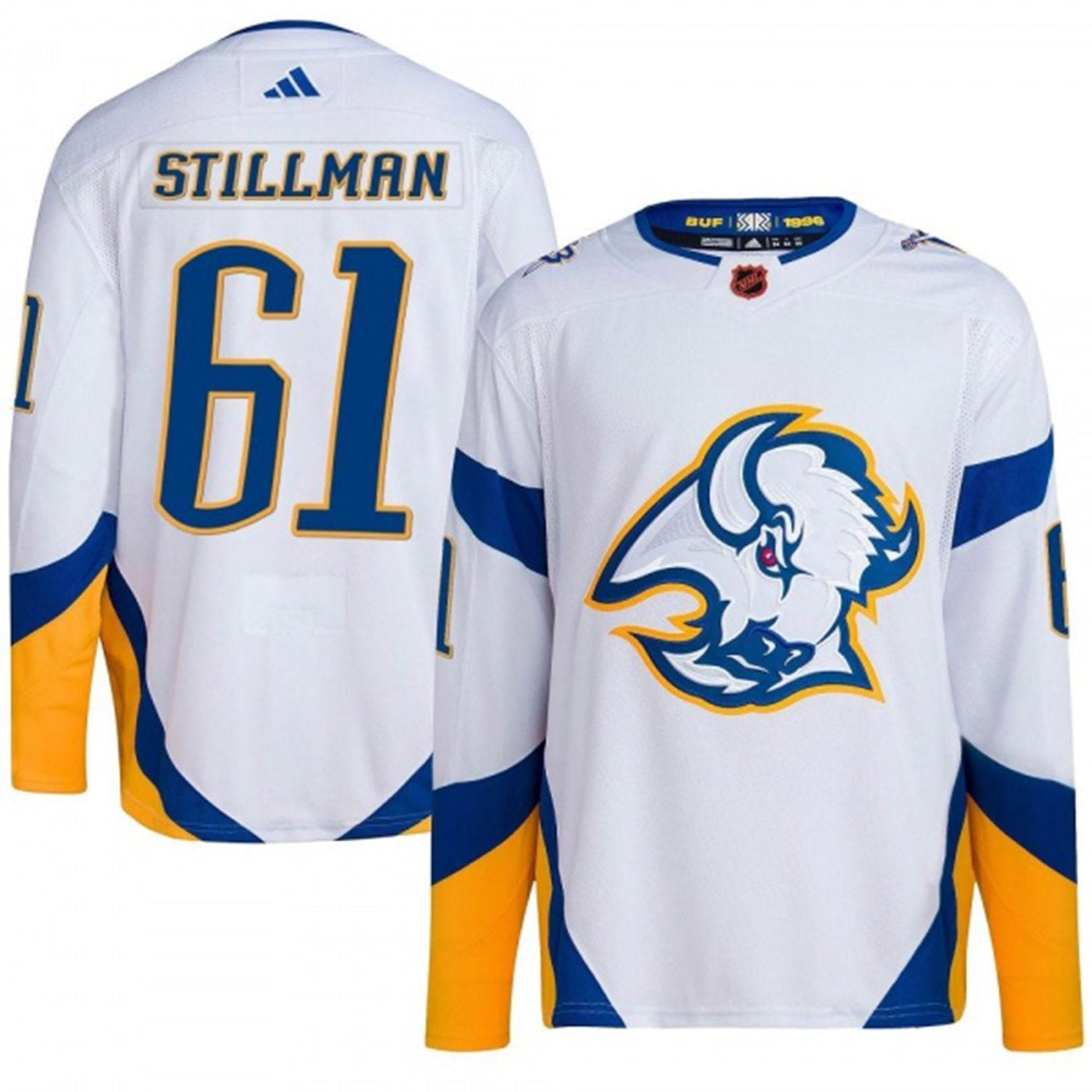 NHL Riley Stillman Buffalo Sabres 61 Jersey