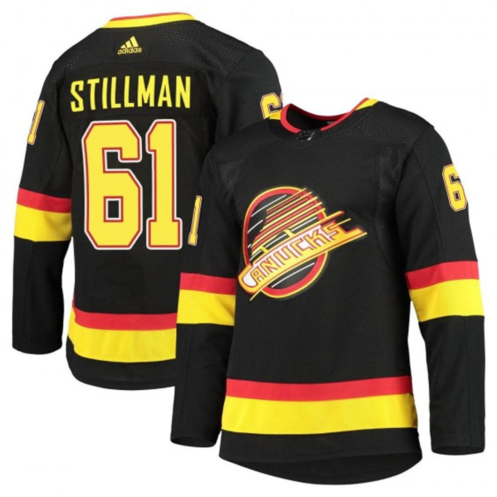 NHL Riley Stillman Vancouver Canucks 61 Jersey