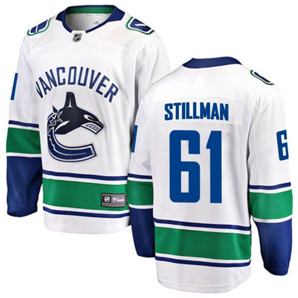 NHL Riley Stillman Vancouver Canucks 61 Jersey