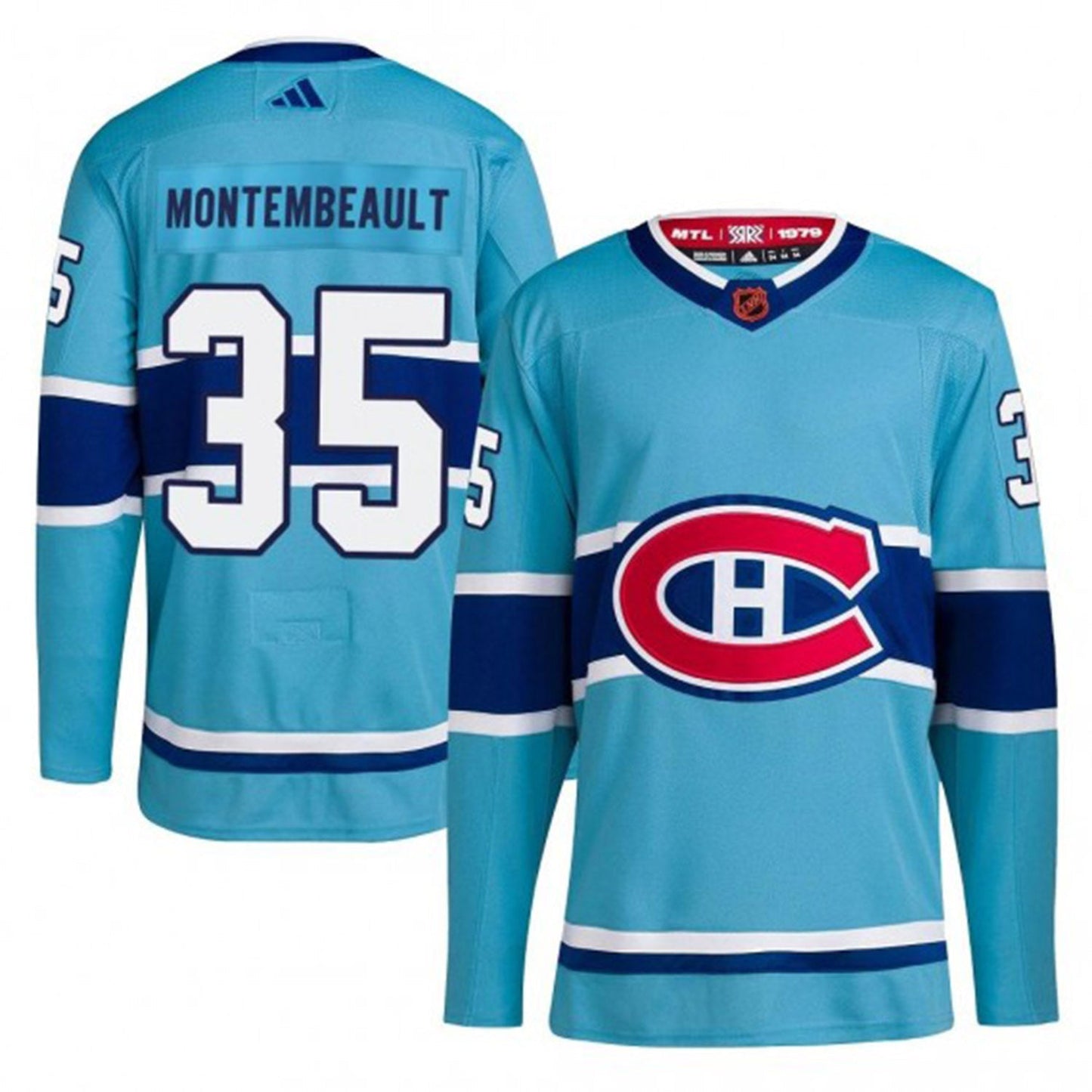 NHL Sam Montembeault Montreal Canadiens 33 Jersey