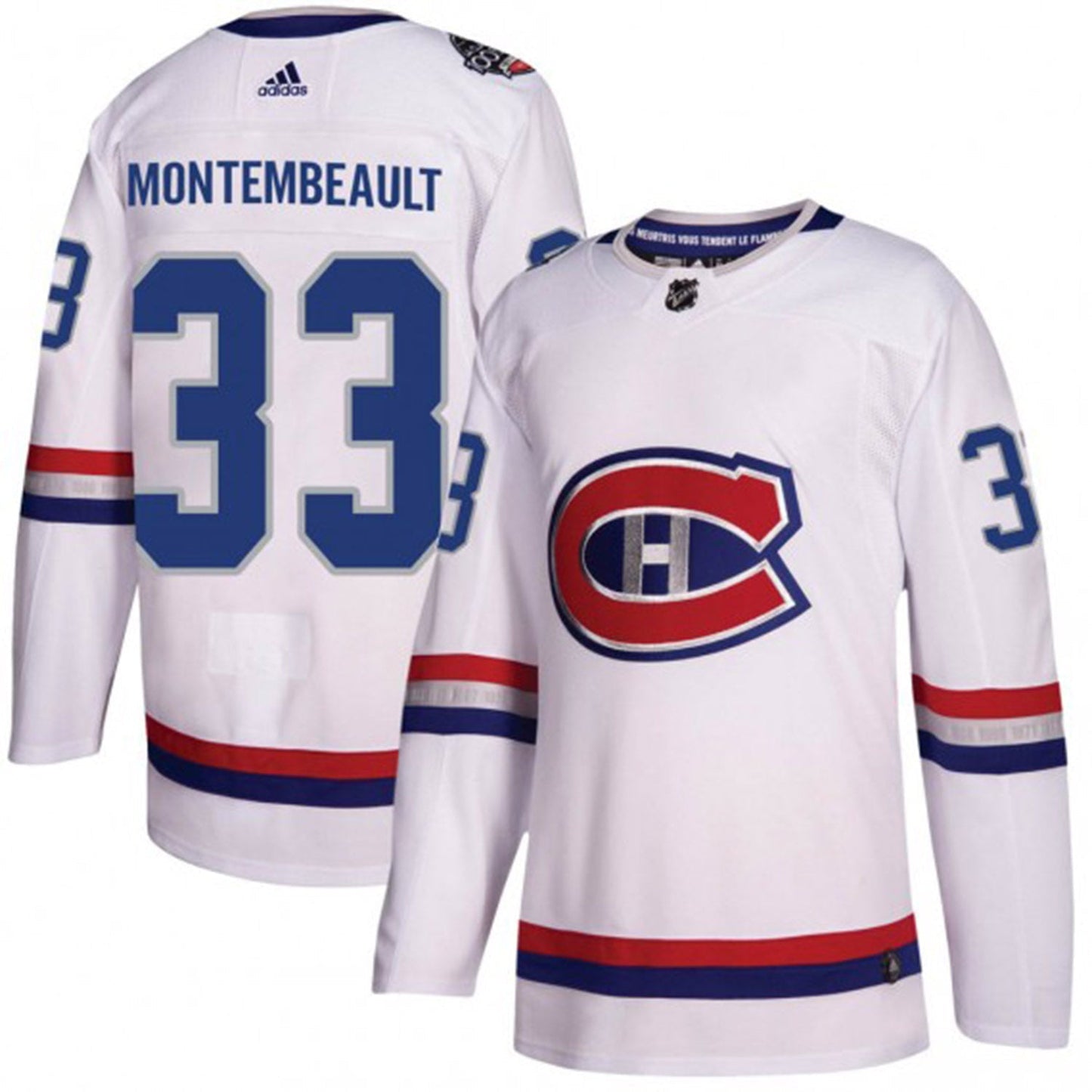 NHL Sam Montembeault Montreal Canadiens 33 Jersey
