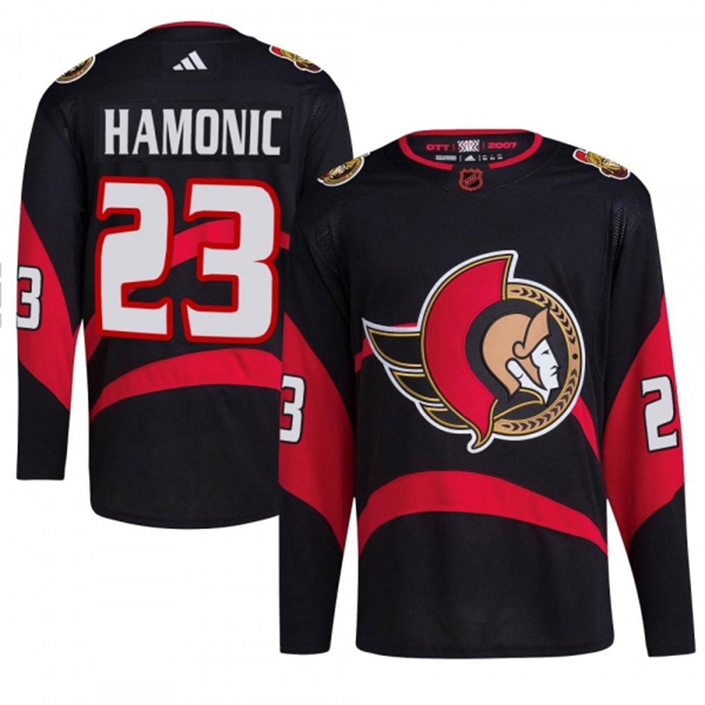 NHL Travis Hamonic Ottawa Senators 23 Jersey