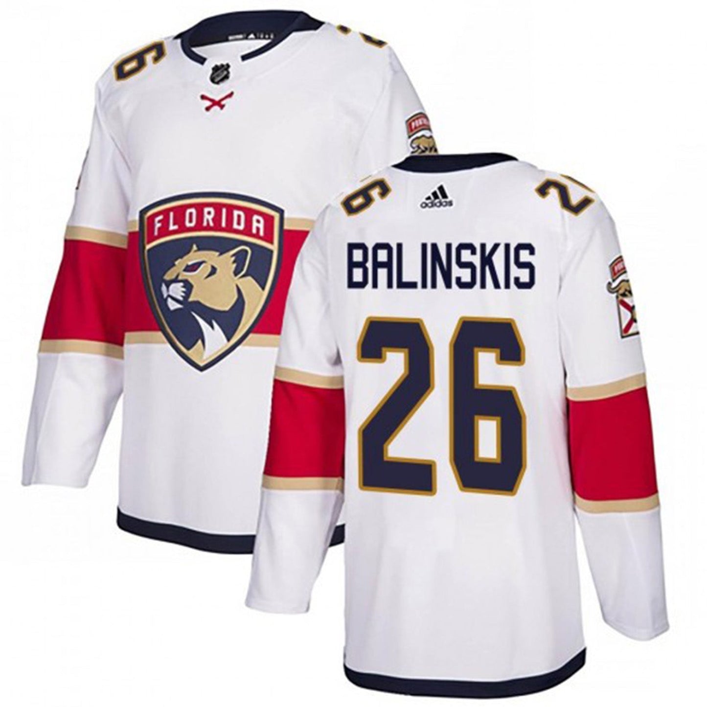 NHL Uvis Balinskis Florida Panthers 26 Jersey