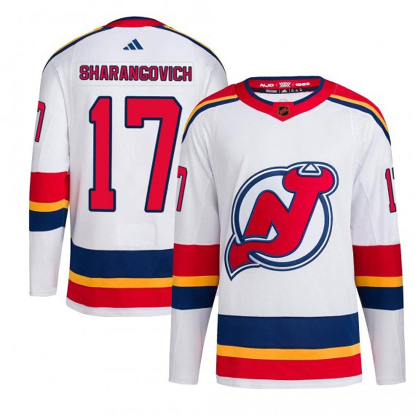 NHL Yegor Sharangovich New Jersey Devils 17 Jersey
