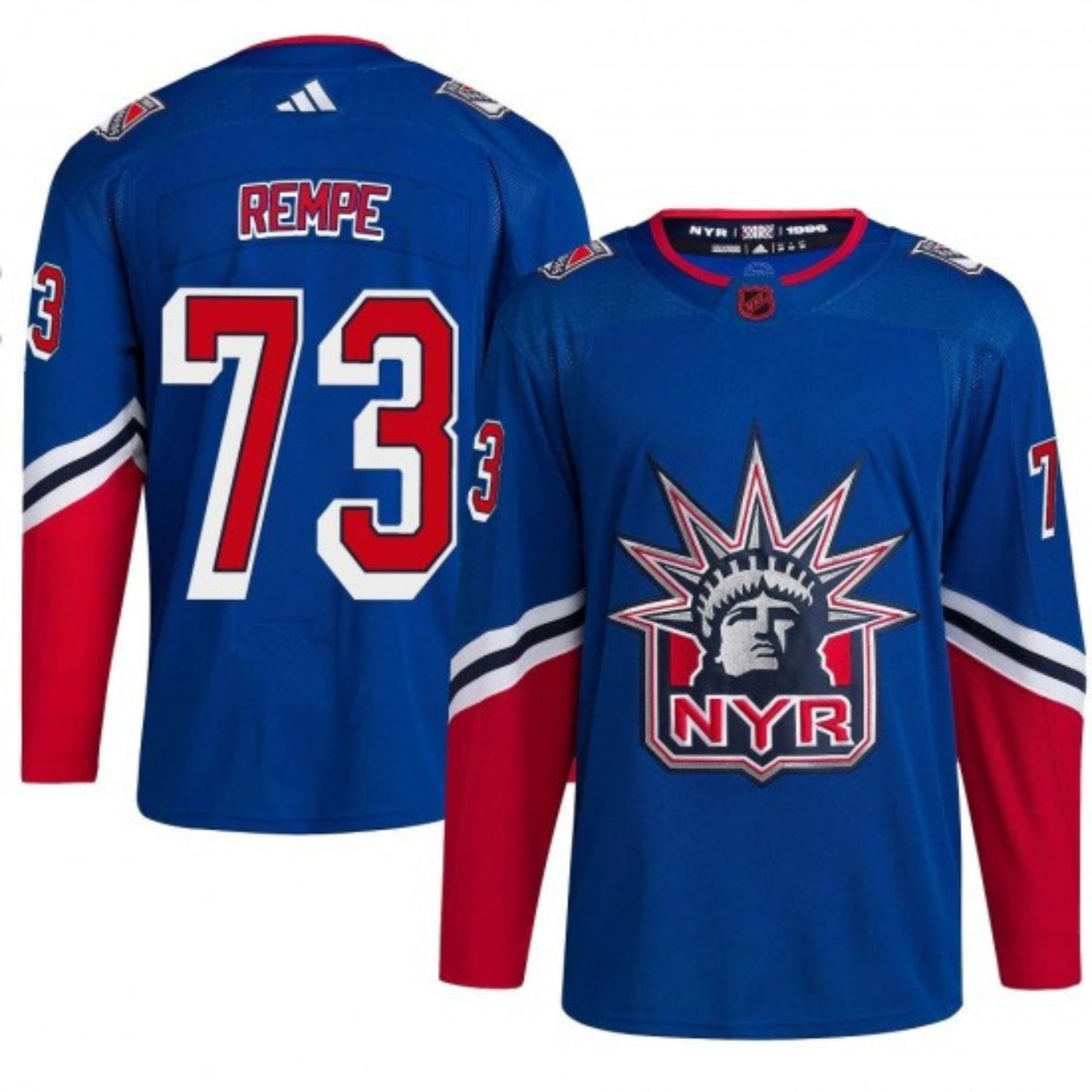 NHL Matt Rempe New York Rangers 73 Jersey