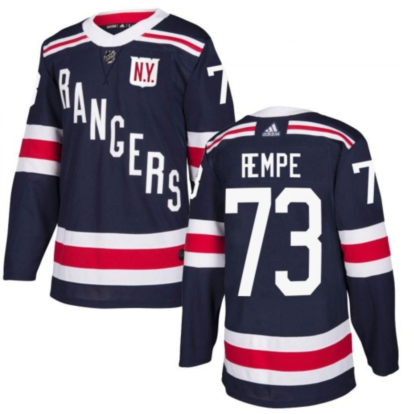 NHL Matt Rempe New York Rangers 73 Jersey