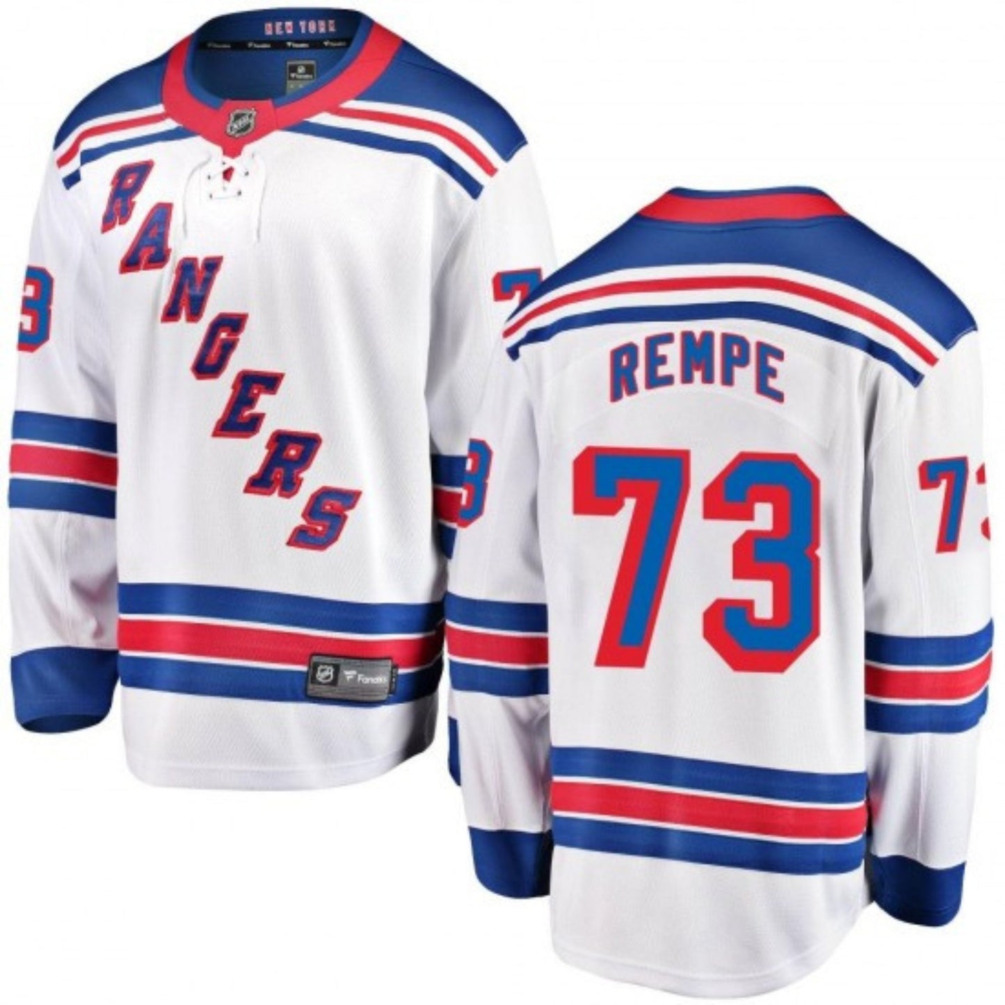 NHL Matt Rempe New York Rangers 73 Jersey