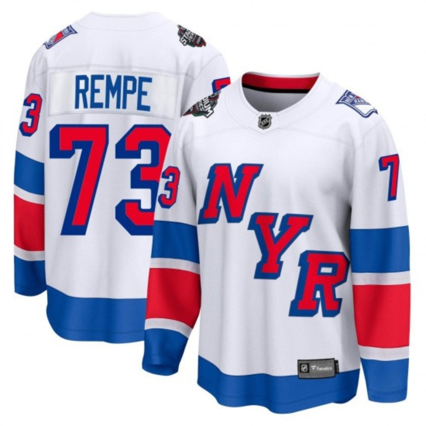 NHL Matt Rempe New York Rangers 73 Jersey