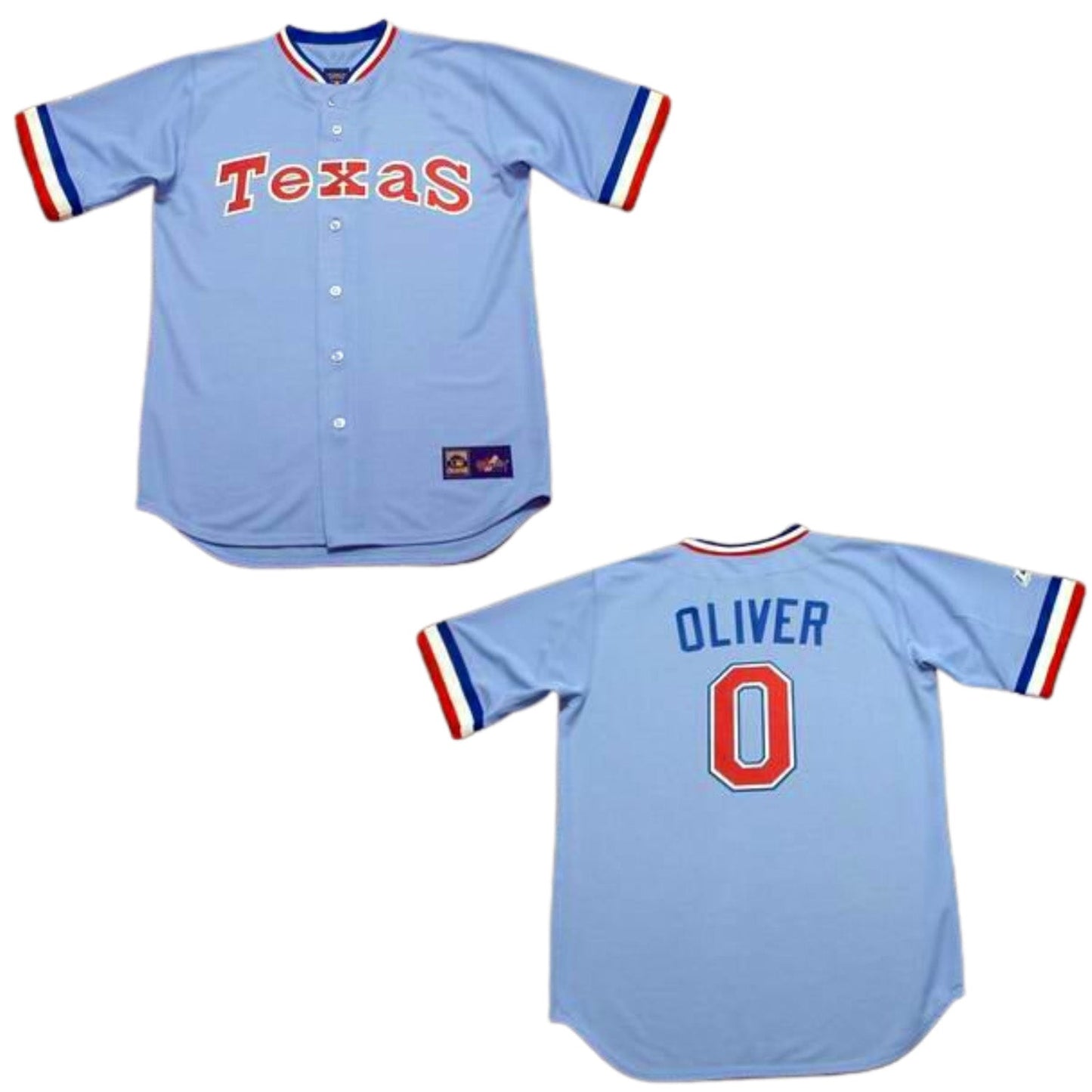 MLB Al Oliver Texas Rangers 0 Jersey