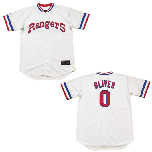 MLB Al Oliver Texas Rangers 0 Jersey