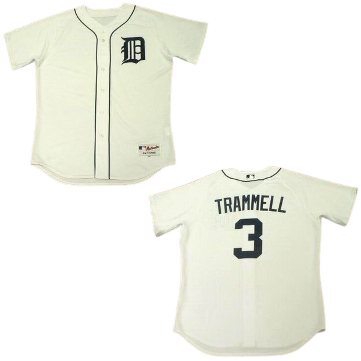 MLB Alan Trammell Detroit Tigers 3 Jersey