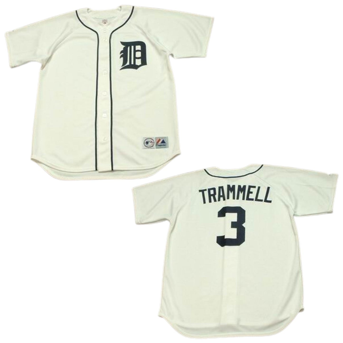 MLB Alan Trammell Detroit Tigers 3 Jersey