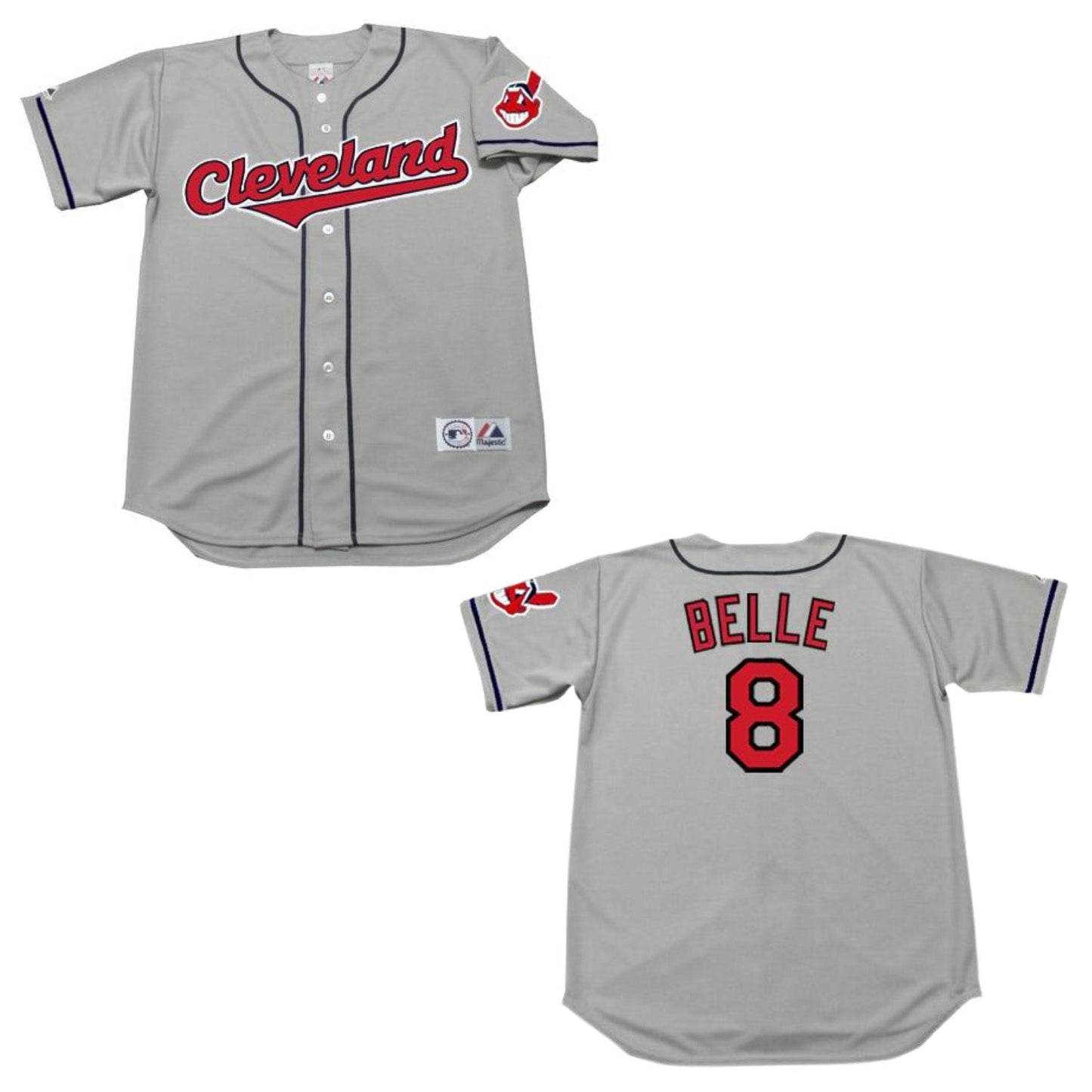 MLB Albert Belle Cleveland Indians 8 Jersey