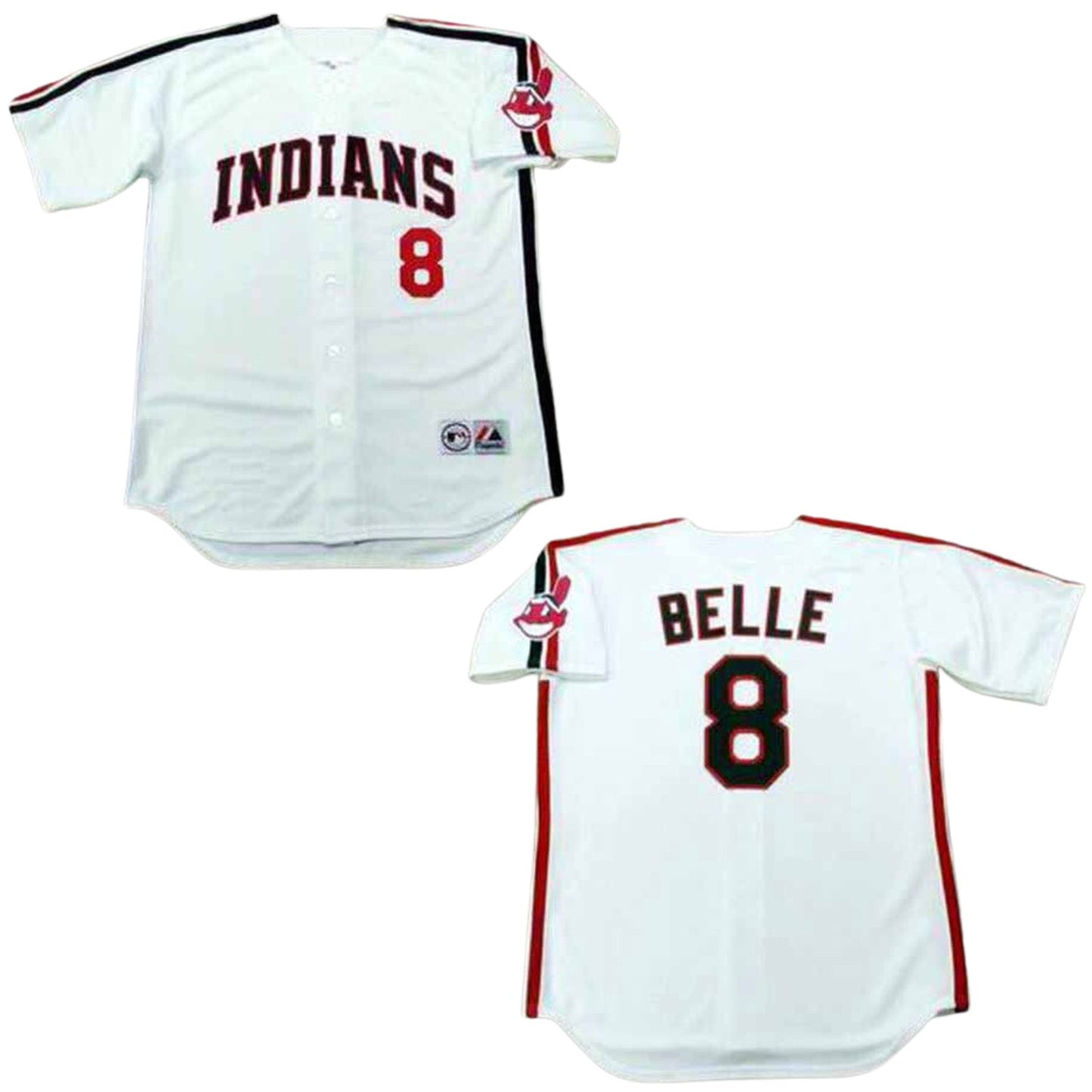 MLB Albert Belle Cleveland Indians 8 Jersey