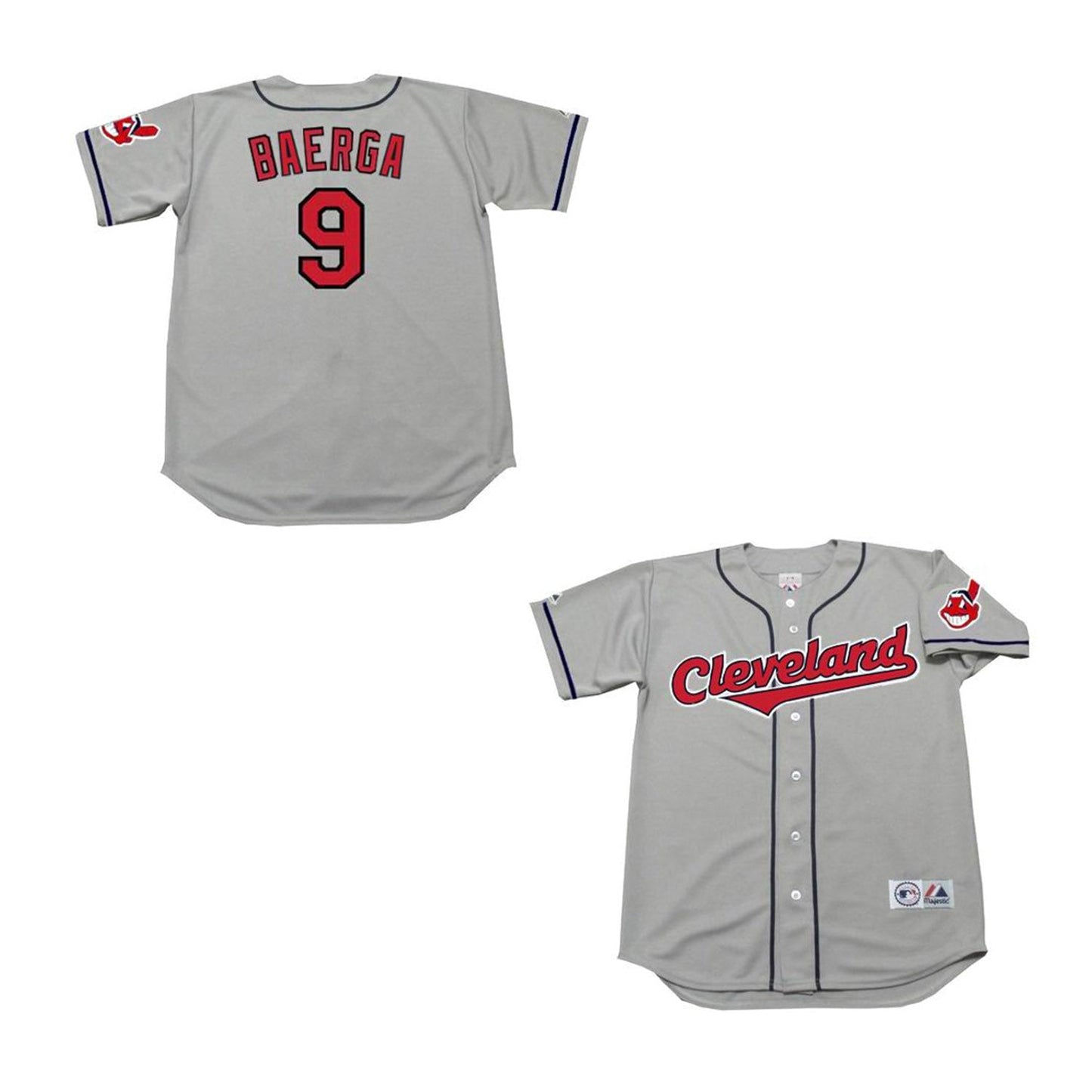 MLB Carlos Baerga Cleveland Indians 9 Jersey