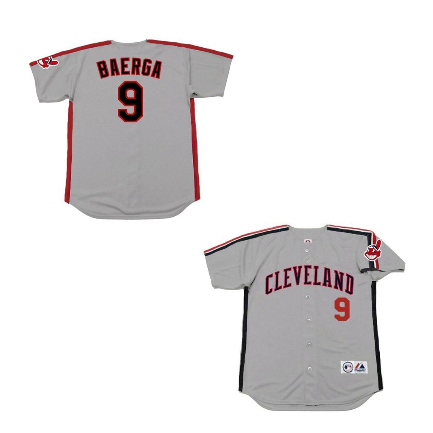 MLB Carlos Baerga Cleveland Indians 9 Jersey