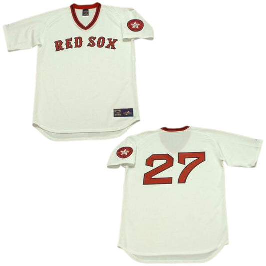 MLB Carlton Fisk Boston Red Sox 27 Jersey