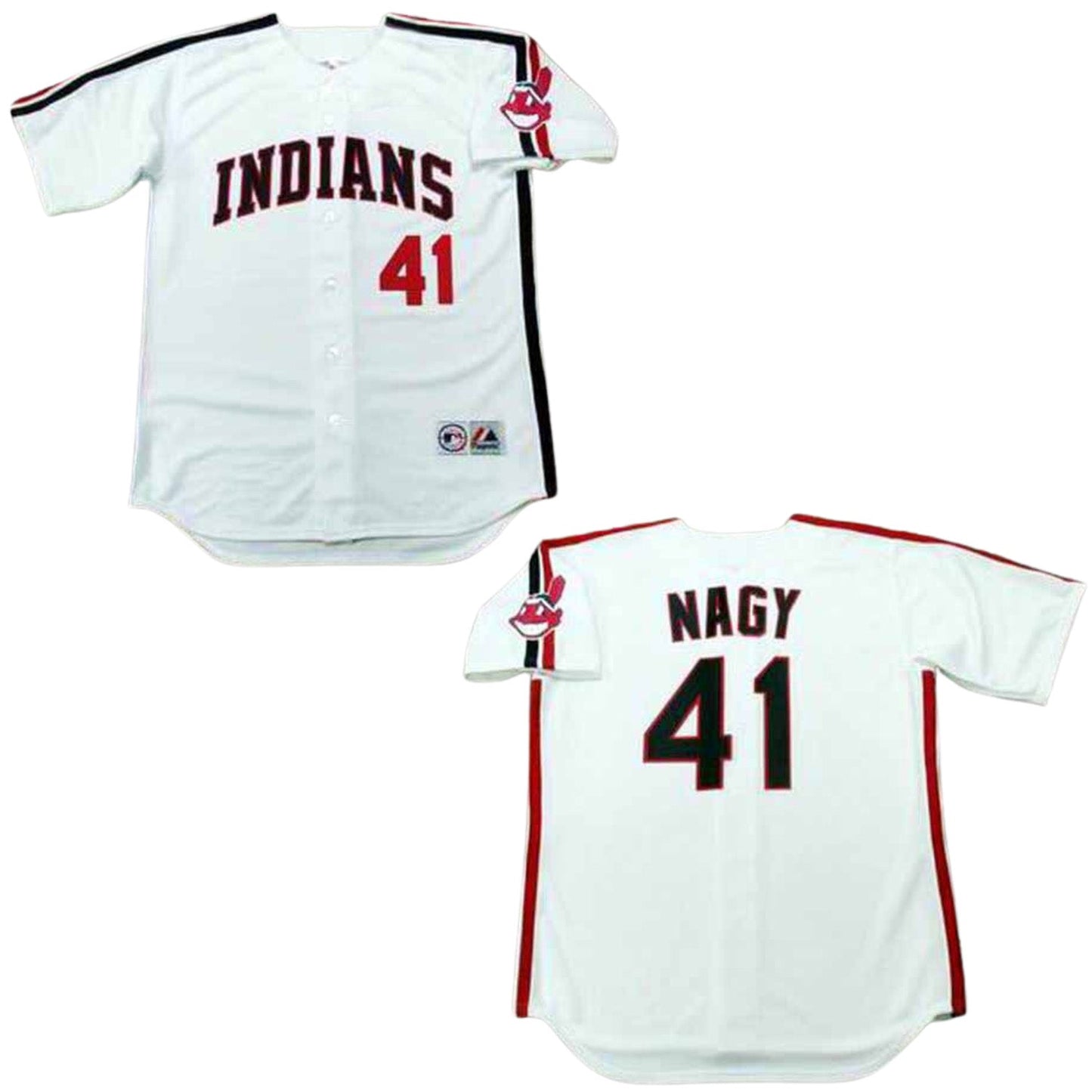 MLB Charles Nagy Cleveland Indians 41 Jersey