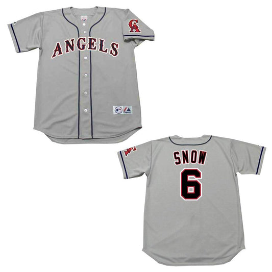 MLB J.T. Snow California Angels 6 Jersey