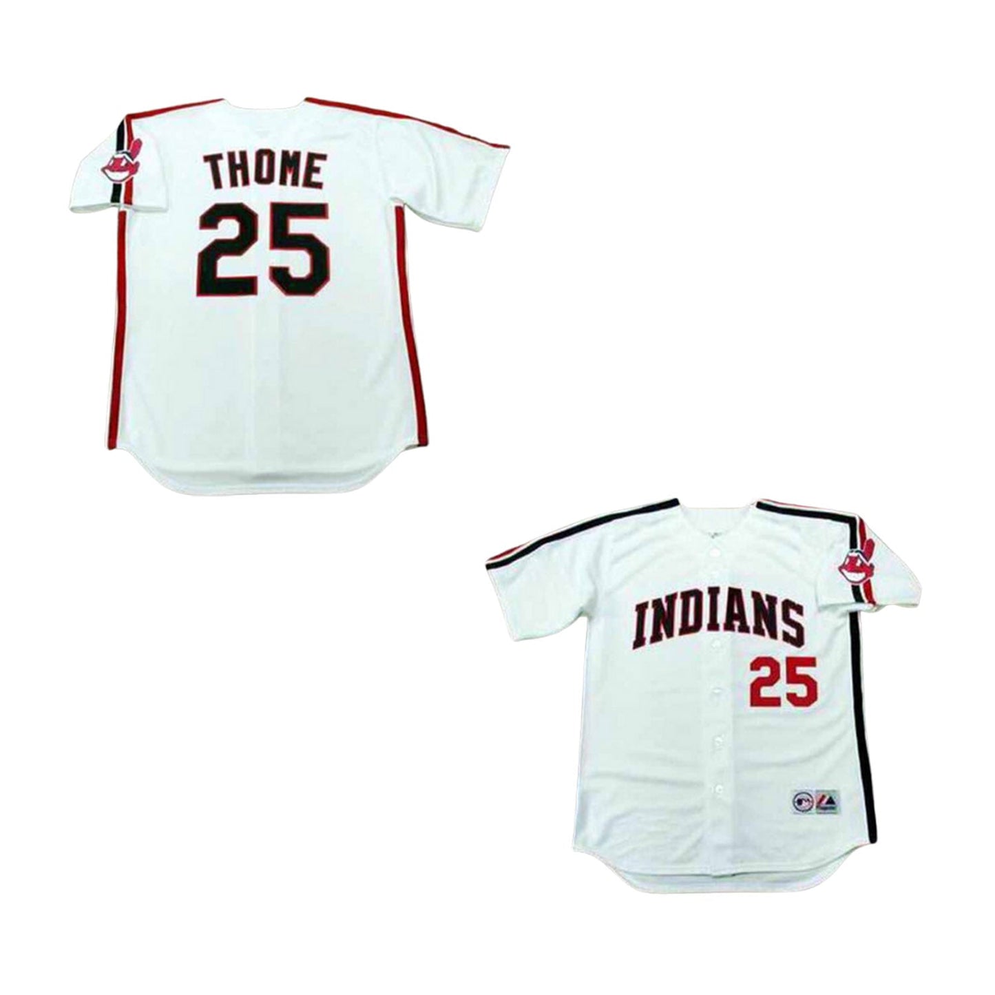 MLB Jim Thome Cleveland Indians 25 Jersey