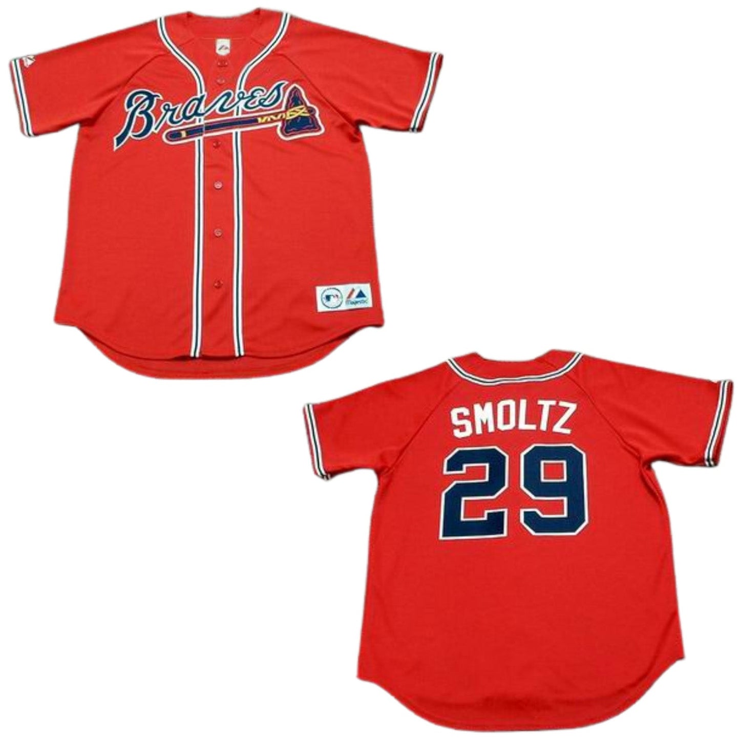 MLB John Smoltz Atlanta Braves 29 Jersey