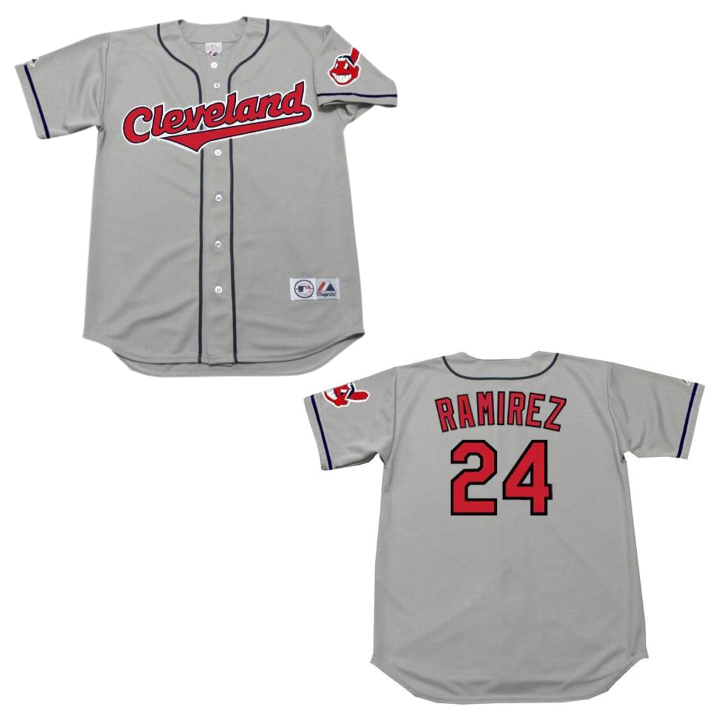 MLB Manny Ramirez Cleveland Indians 24 Jersey