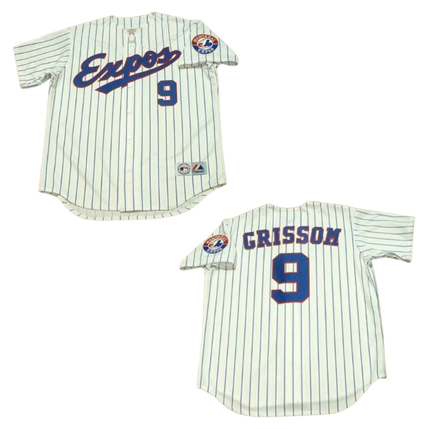 MLB Marquis Grissom Montreal Expos 9 Jersey