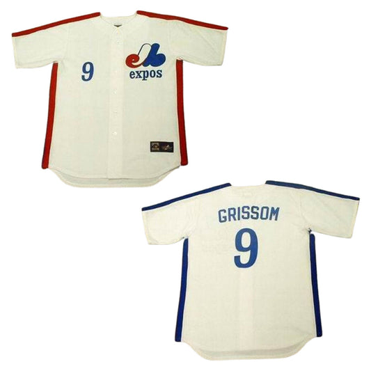 MLB Marquis Grissom Montreal Expos 9 Jersey