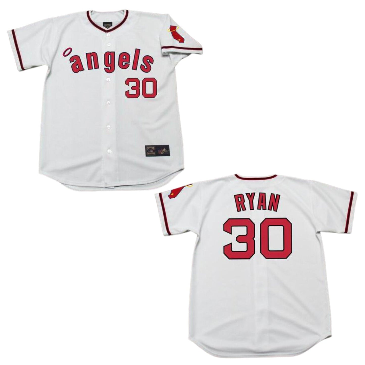 MLB Nolan Ryan California Angels 30 Jersey