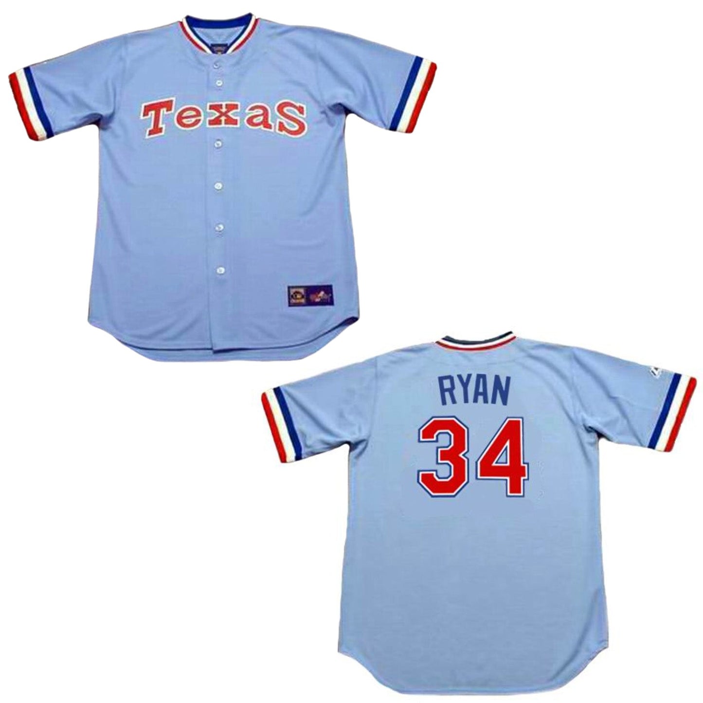 MLB Nolan Ryan Texas Rangers 34 Jersey