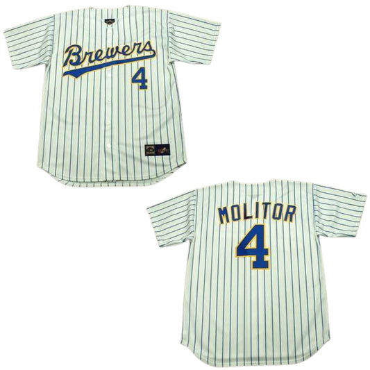 MLB Paul Molitor Milwaukee Brewers 4 Jersey