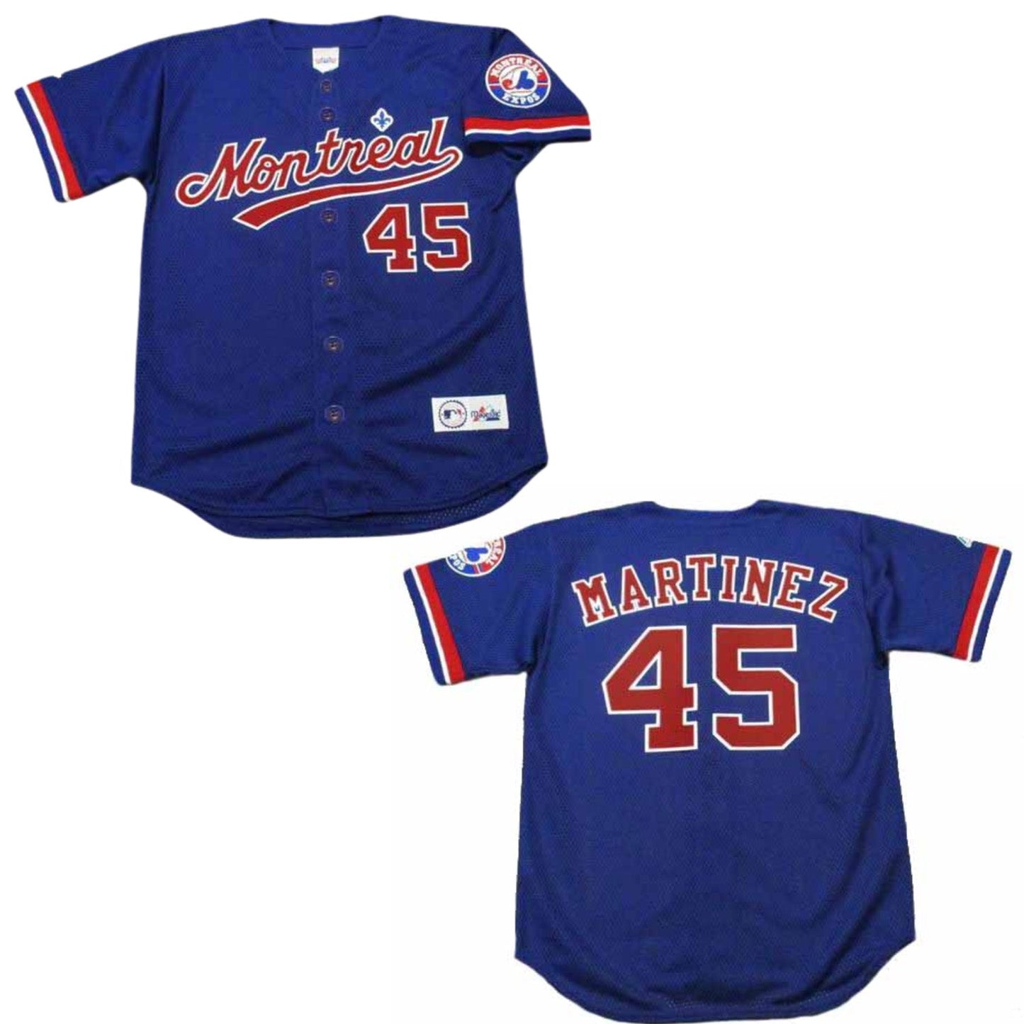 MLB Pedro Martinez Montreal Expos 45 Jersey