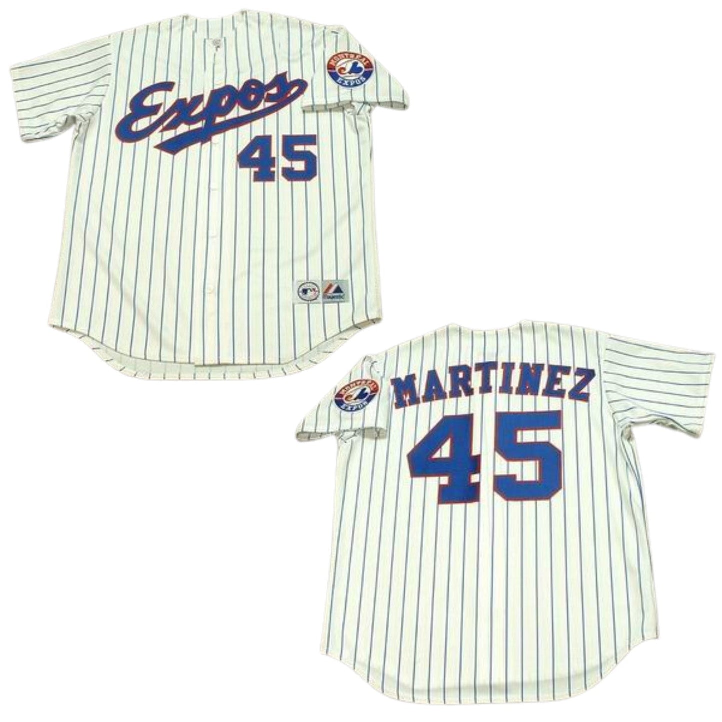 MLB Pedro Martinez Montreal Expos 45 Jersey