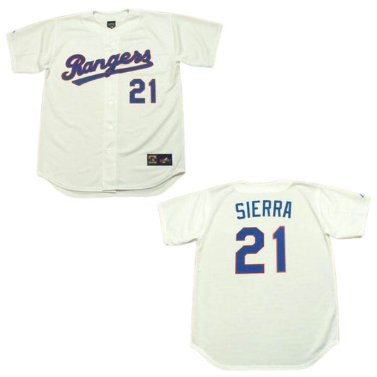 MLB Reuben Sierra Texas Rangers 21 Jersey