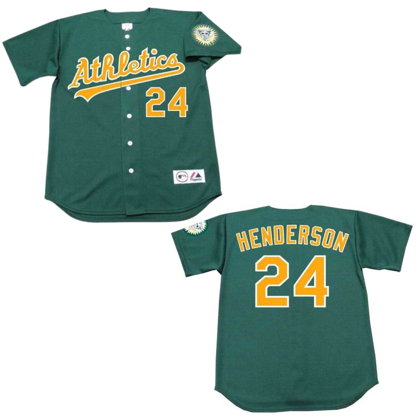 MLB Rickey Henderson Oakland Athletics 24 Jersey