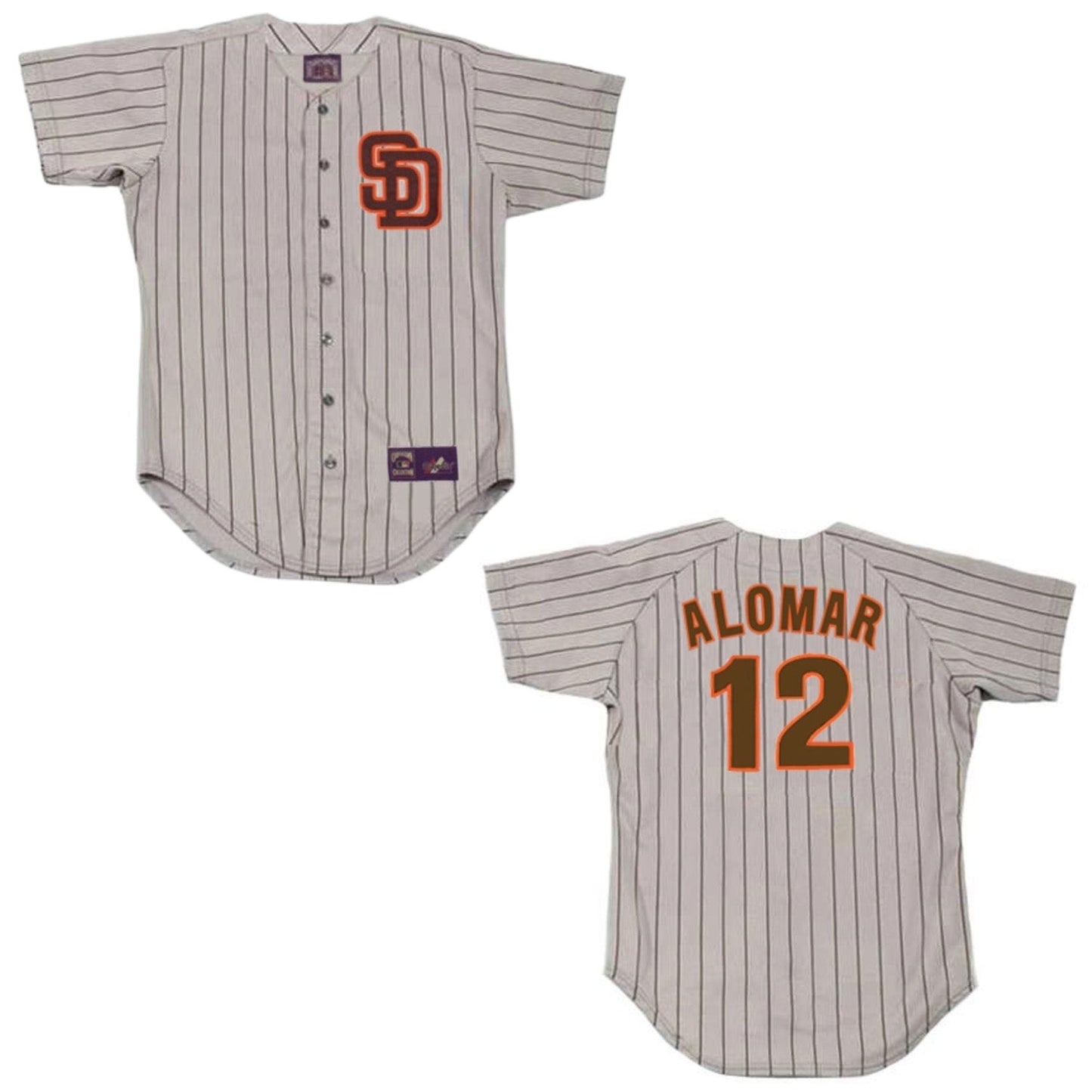 MLB Roberto Alomar San Diego Padres 12 Jersey