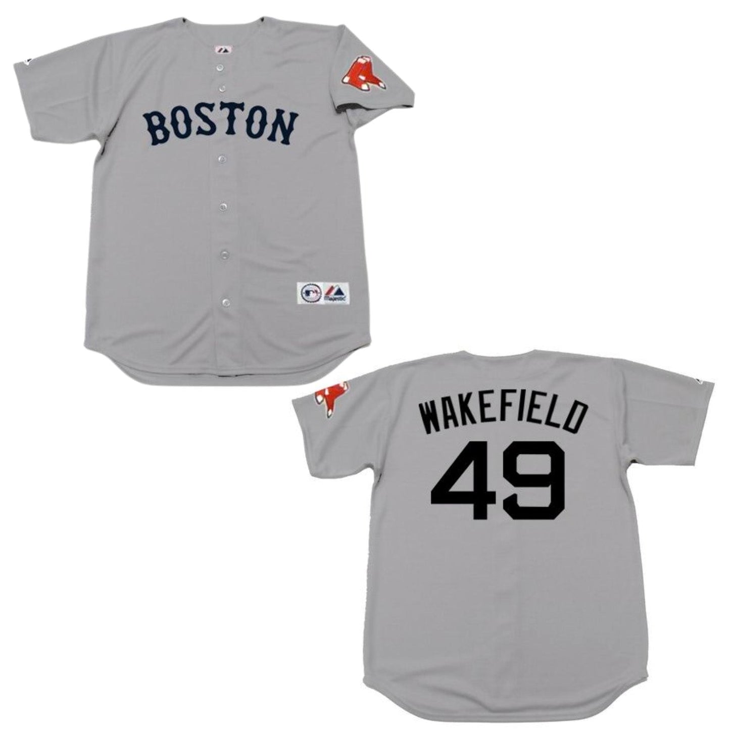 MLB Time WakeField Boston Red Sox 49 Jersey