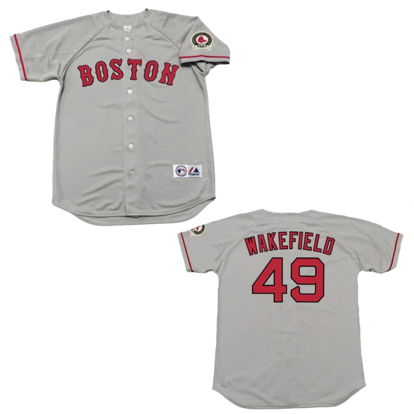 MLB Time WakeField Boston Red Sox 49 Jersey