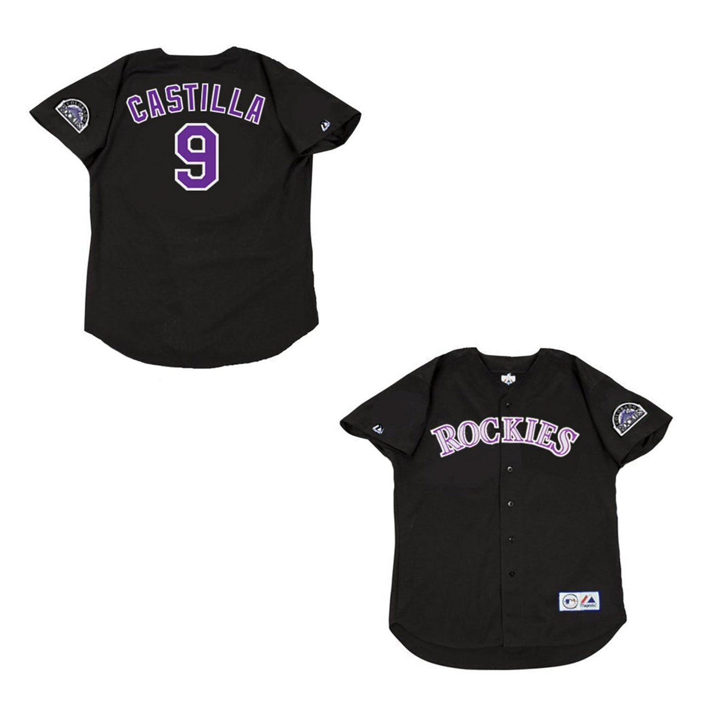 MLB Vinny Castilla Colorado Rockies 9 Jersey